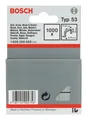 Produktbild: Bosch Zubehör Typ 53 Feindrahtklammer - 0,74 x 8 x 11,4 mm - 1000er-Pack - 1609200365 (1.000 Stück)