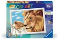 Produktbild: CreArt, Malen nach Zahlen Kinder - Löwe mit Baby