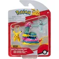 Produktbild: Pokémon Battle Figure Set Figuren 3er-Pack Machollo, Pikachu #1, Alolan Sleimok 5 cm