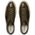 Produktbild: Tom Ford Cambridge Trainers Luxusleder mit strukturierter Oberfläche Sneaker Wird geliefert in original TOM FORD Box inkl. Staubbeuteln braun 44,5 EU