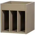 Produktbild: Livetastic Schallplattenregal Turner, Schlamm, Holz, Kiefer, 44x47x44 cm, Wohnzimmer, Regale, CD & DVD-Regale