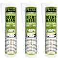 Produktbild: Petec 3x Scheiben- & Karosseriedichtmasse Weiß 310ml