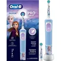Produktbild: Oral-B Elektrische Zahnbürste Kinder 3+ Frozen II mit App und Ersatzbürstenkopf - Hellblau