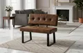 Produktbild: B&D home Essbank SIGFRID (1-St), gepolstert, Metallgestell, mit/ohne Rückenlehne, in 100/120/140/160cm