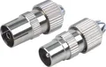 Produktbild: Schwaiger KST1525 531 TV-Adapter IEC Stecker zu IEC Buchse, für den Antennenanschluss