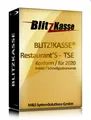 Produktbild: Win Kassensoftware Gastronomie Blitzkasse Restaurant S, 25 Tische, TSE-konform