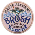 Produktbild: BROSH Pomade aus Tonfaser mit mittlerem Halt und mattem Finish, leichte Paste, zum Kämmen auf Wasserbasis, für Männer, 113 g, Rosa
