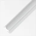 Produktbild: alfer Eckleiste 1 m, 20 mm PVC (Kunststoff) glatt weiss
