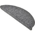 Produktbild: Beautissu Treppenstufenmatten ProStair 55x15cm 15 Stück Grau Halbrund