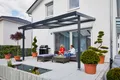 Produktbild: Gutta Premium Terrassendach 410,2 x 306 cm anthrazit PC weiß opal 16 mm