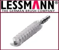 Produktbild: LESSMANN Rohrbürste Länge 115 mm Ø 8 mm Nylon glatt Besatzlänge 80 mm M6 AG