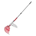 Produktbild: Dema Universal-Laubrechen 53 cm – Gartenrechen, Rechen mit Greifer, Teleskop-Alustiel – Robust, Leicht, Ergonomisch – Für Laub, Gras, Gartenpflege, Beetpflege 14941