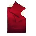 Produktbild: Fleuresse Uni Interlock Jersey Bettwäsche Colours Kissenbezug einzeln 35x40 cm | bordeaux - rot