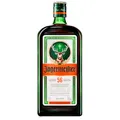 Produktbild: Jägermeister – 1 x 1l Premium Kräuterlikör 35% Vol. aus 56 erlesenen Kräutern – Im Eichenfass gelagert – Das Original aus Wolfenbüttel
