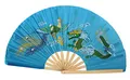 Produktbild: AAF Nommel ® Tai Chi-, Kung Fu-, Tanz-, Deko- Fächer, blau Drache Bambus Nr. 08