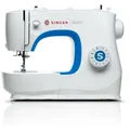 Produktbild: SINGER M3205, Blau, Weiß, Halbautomatische Nähmaschine, Nähen, 4 Step, Leiter, Drehregler, Elektro - Blau/Weiß