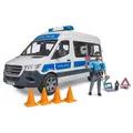 Produktbild: BRUDER MB Sprinter Polizei Polizieauto m. Light & Sound Modul + Polizist / 02683