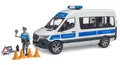 Produktbild: BRUDER, MERCEDES-BENZ Sprinter Polizeifahrzeug mit Polizist und Zubehör, 1/16...