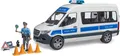 Produktbild: bruder 02683 - MB Sprinter Polizei Einsatzfahrzeug mit Light & Sound Modul, bwor