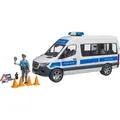 Produktbild: Bruder 02683 MB Sprinter Polizei Einsatzfahrzeug mit Polizist und L+S Modul