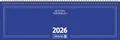 Produktbild: BRUNNEN Querterminbuch Mod. 775 2026 | 420×137 mm, Karton, blau