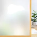 Produktbild: Fensterfolie Blickdicht Sichtschutzfolie selbsthaftend Milchglas UV 44,5x200 cm