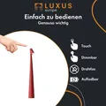 Produktbild: Luxus - Tischlampe Touch Deluxe - Madelief - Rot - H35 x Ø5