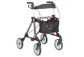 Produktbild: RUSSKA Rollator Russka Rollator Elan Classic anthrazit dunkelrot Sitzhöhe 60 cm, magnetische Faltverriegelung