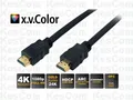 Produktbild: HDMI A-Stecker auf HDMI A-Stecker OD6mm vergoldet 1,5m