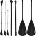 Produktbild: TRIZAND 2in1 SUP & Kajak Paddel – Verstellbar 163–229 cm – 4-teilig – Leicht & Robust – Aluminium + Nylon – für Paddleboard & Kajak – Schwarz