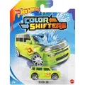 Produktbild: Hot Wheels Color Shifters – Fahrzeuge, die in warmem Wasser die Farbe ändern, große Auswahl an Designs und Farboptionen.