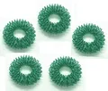 Produktbild: 5 x Ringe Edelstahl Fingermassage Akupunktur Chinesische Medizin Farbe Grün