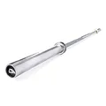 Produktbild: MSPORTS Langhantelstange Olympia Professional Silber Matt | Premium Qualität - Kugelgelagert - 50 mm Bohrung - gerändelte Grifffläche | Langhantel (Langhantel)
