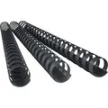 Produktbild: Fellowes Plastikbinderücken 53477, 19 mm, schwarz, 21 Ringe, 100 Stück