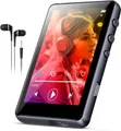 Produktbild: SWOFY 64GB MP3 Player Bluetooth 5.3 HiFi Music Player, 2.4-Zoll Touchscreen MP3 Player mit Lautsprecher Recorder, FM Radio, unterstützt 128 GB mp3 Player Kinder (Grau)