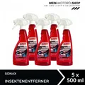 Produktbild: Sonax Insektenentferner Autopflege Reiniger Außenreinigung Glas Lack 5x500 ML