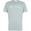 Produktbild: Tom Tailor Herren T-Shirt PRINTED CREWNECK Regular Fit Light Ice Blau 28129 S