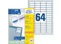 Produktbild: AVERY Zweckform Universal-Etiketten 3667-200, ultragrip, 48,5 x 16,9 mm, 3667-200, 12800 + 1280 Stück