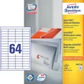 Produktbild: AVERY Zweckform Etiketten 3667-200 weiß 48,5 x 16,9 mm, 220 Blatt