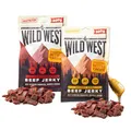 Produktbild: Wild West Beef Jerky, high Protein Trockenfleisch Bundle, Beef Jerky Protein Snack, 300g Honey BBQ & 300g Orginal, Rinderdörrfleisch
