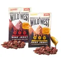 Produktbild: Wild West Beef Jerky Trockenfleisch je 300g Honey BBQ & Original (62,50 EUR/kg)