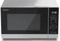 Produktbild: SHARP YC-PG204AE-S Mikrowelle mit Grill, Mikrowelle: 700W, Grill: 900W, 10 Leistungsstufen, silber