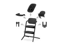 Produktbild: cybex Gold Hochstuhl Lemo 4 in 1 Set, Schwarz, Holz, Kunststoff, 54.5x81.5x56 cm, Fußstütze verstellbar, Sitzfläche Essbrett abnehmbar, höhenverstellbar, Babymöbel, Hochstühle & Zubehör, Hochstühle