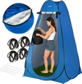 Produktbild: Outtec® Camping Pop-up Duschzelt, Toilettenzelt, Tragbares Umkleidezelt, WC-Zelt - 118x118x190 cm - inkl. Tragetasche - für Outdoor, Strand, Camping