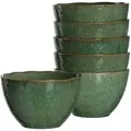 Produktbild: Leonardo MATERA Keramikschale 15,3 cm grün 6er Set