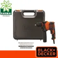 Produktbild: Black+Decker Schlagbohrmaschine 710W 230V inkl Bohrer und Koffer- BEH710K-QS
