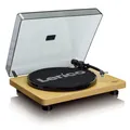 Produktbild: Lenco L-30WD Plattenspieler Riemenantrieb Holzgehäuse USB/PC-Encoding Auto-Stopp