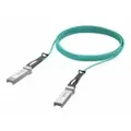 Produktbild: UbiQuiti 25 GBase Direktanschlusskabel SFP28 zu 10 m 3 mm Glasfaser Active Optical Cable AOC Aquamarin