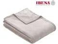 Produktbild: Wohndecke Uni Fleecedecke Olbia, IBENA, einfarbig schick, Kuscheldecke