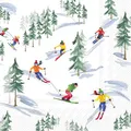 Produktbild: 20 Servietten Down the Slope - Skifahren im Wald 33x33cm